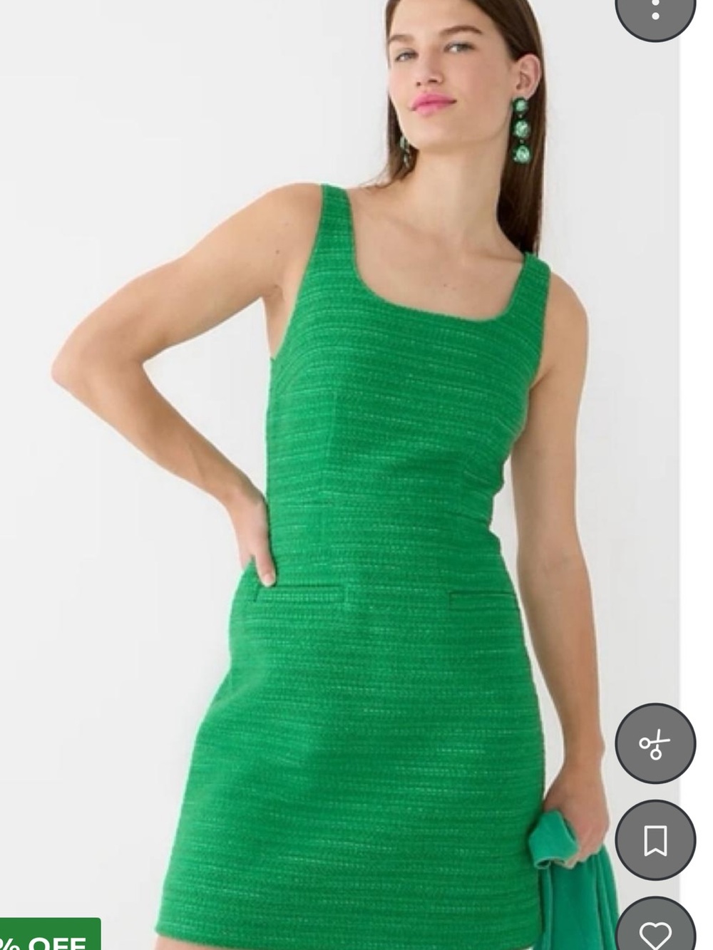J. Crew Mini sheath dress in sequin tweed Sz 6